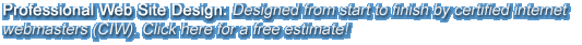 Ecommerce Website Estimate